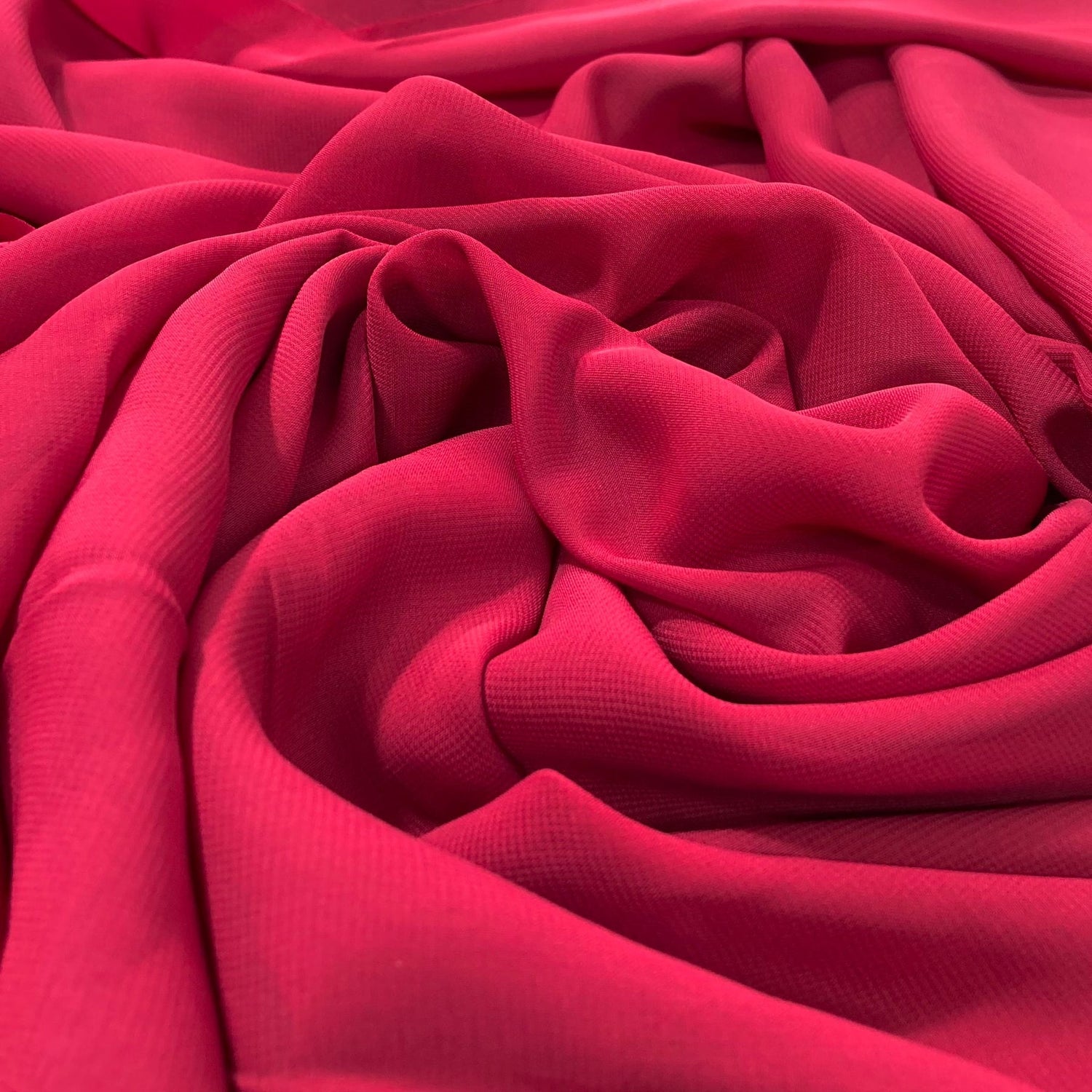 1 Yard Rose Powder Chiffon Fabric 60" Wide Lightweight Sheer Material 100% Polyester Bridal & Formal Wear