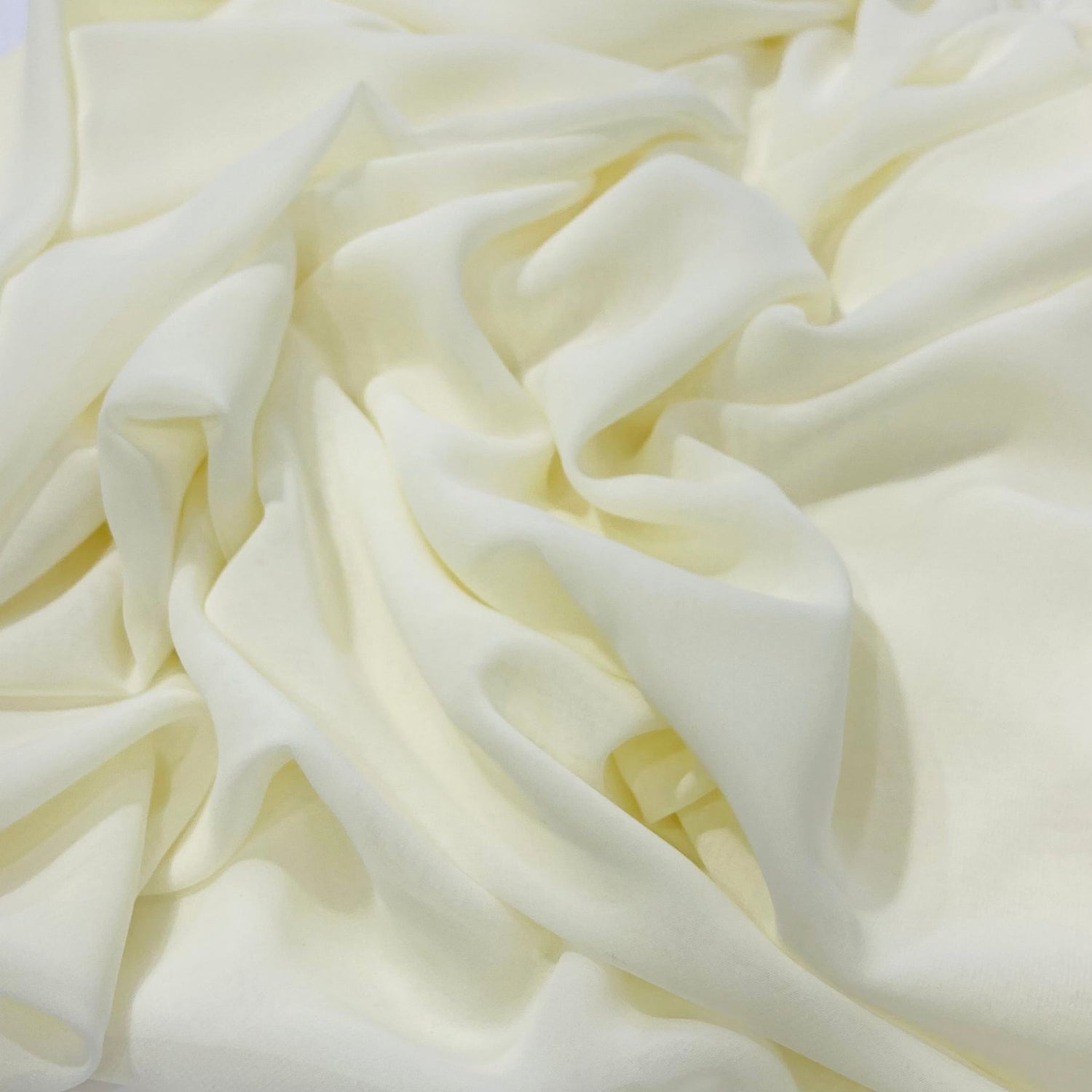 1 Yard Chiffon Fabric in Rose Powder 60" Wide, Sheer Lightweight Polyester for Dresses & Formal Wear