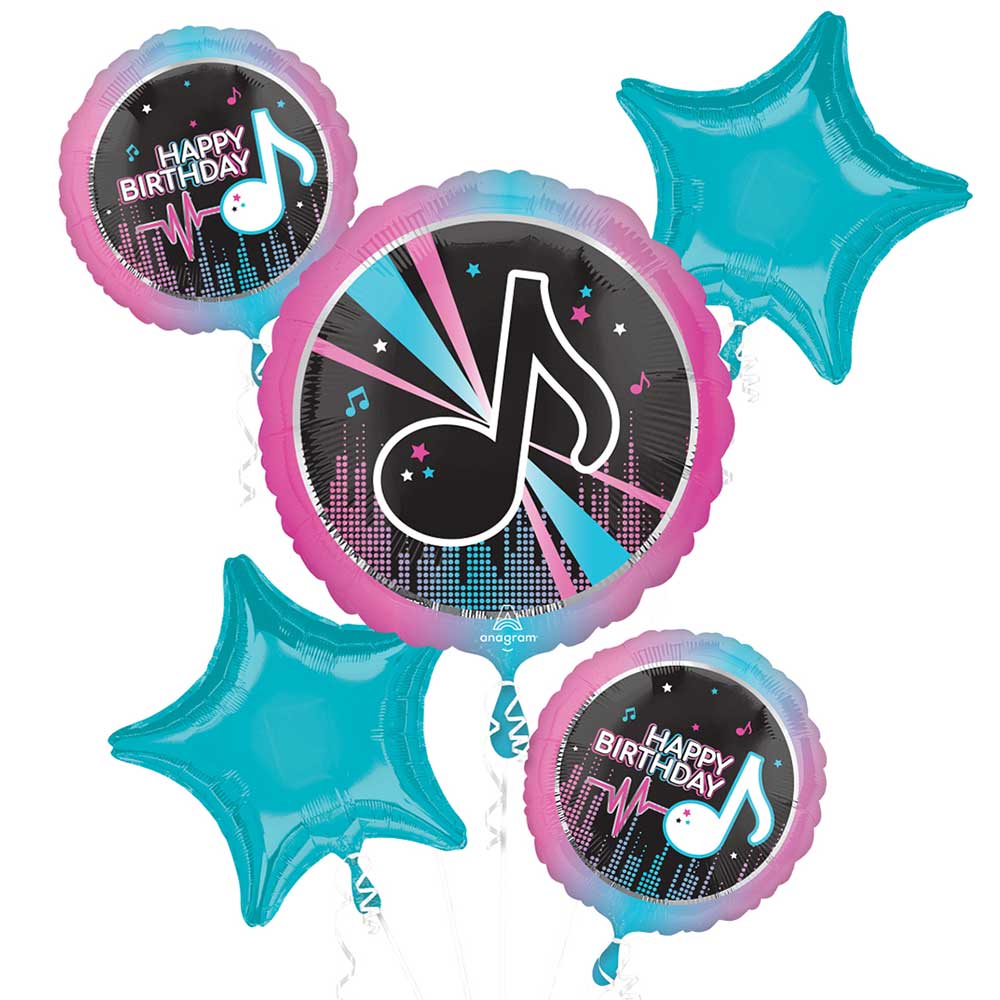 Music Theme Balloon Bouquet