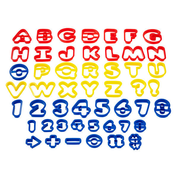 Wilton Alphabet and Number Cookie Cutter Set