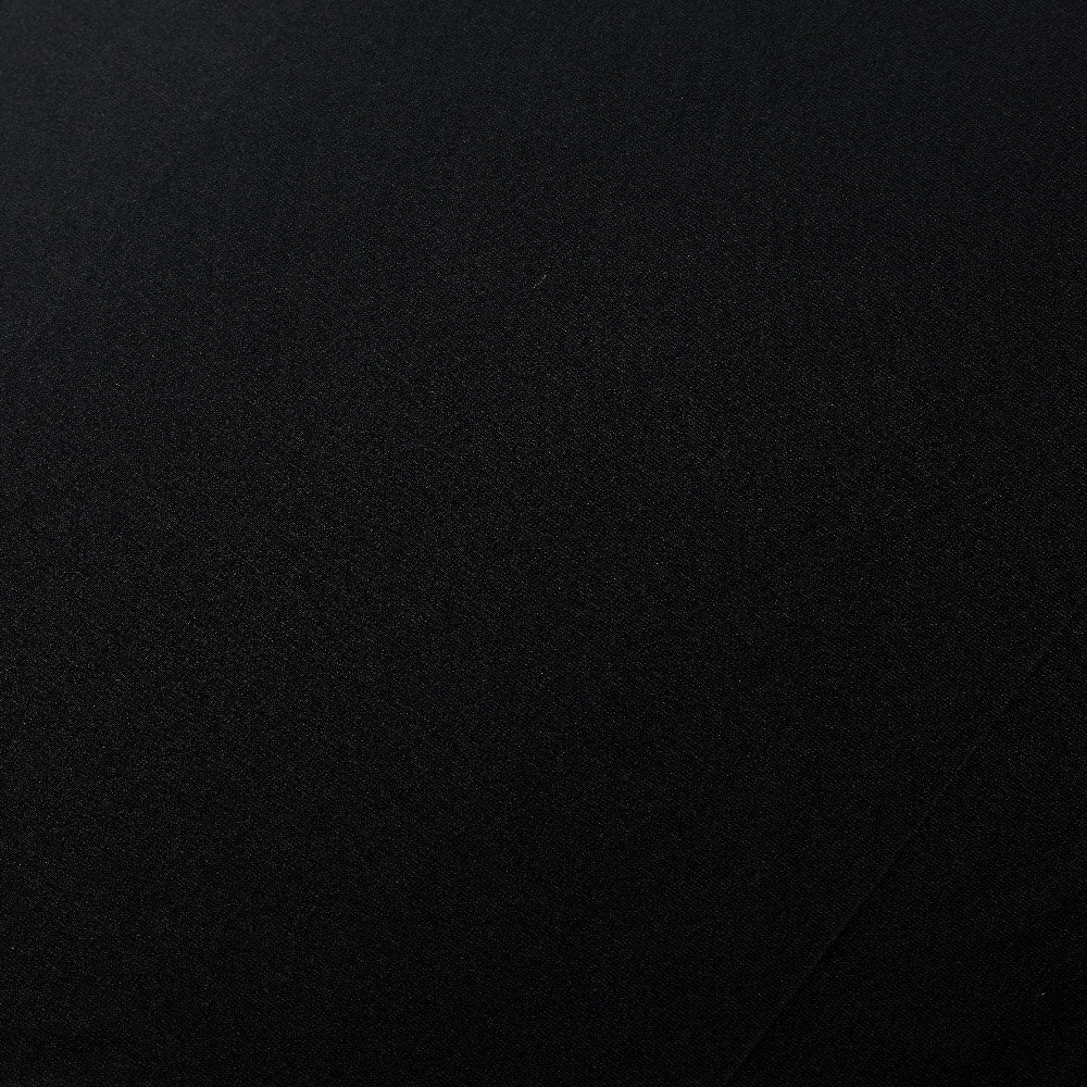 Italian Tricot Nylon Spandex Fabric - Solid Black/White, 60" Width, 150 GSM (1 Yard)