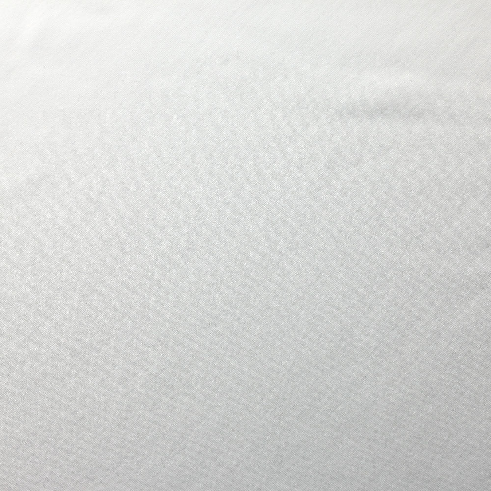 Italian Tricot Nylon Spandex Fabric - Solid Black/White, 60" Width, 150 GSM (1 Yard)