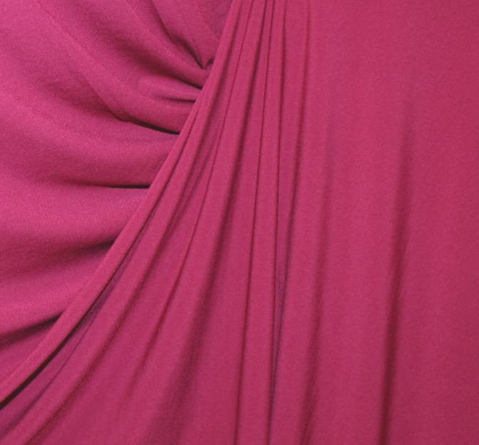 ITY Fuchsia Polyester Spandex Fabric - Fuchsia, 58/60" Width
