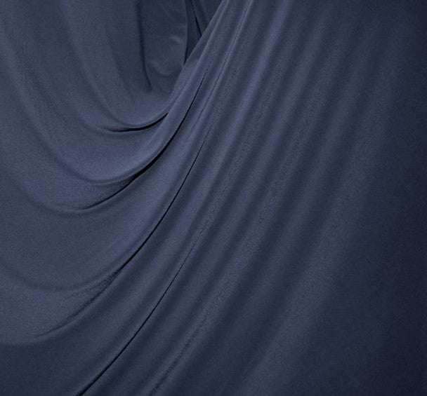 1 Yard Navy ITY Knit Apparel Fabric 58 Inch Width