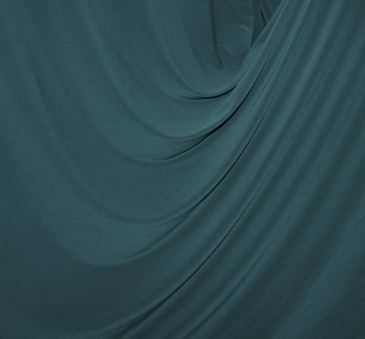 1 Yard ITY Teal Stretch Jersey Knit Apparel Fabric Lightweight 58/60 Inches Wide
