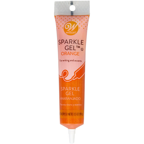 Wilton Orange Sparkle Gel Frosting – 3.5 oz.