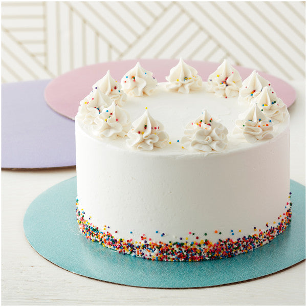 Wilton Assorted 12-Inch Glitter Cake Circles, 3-Count
