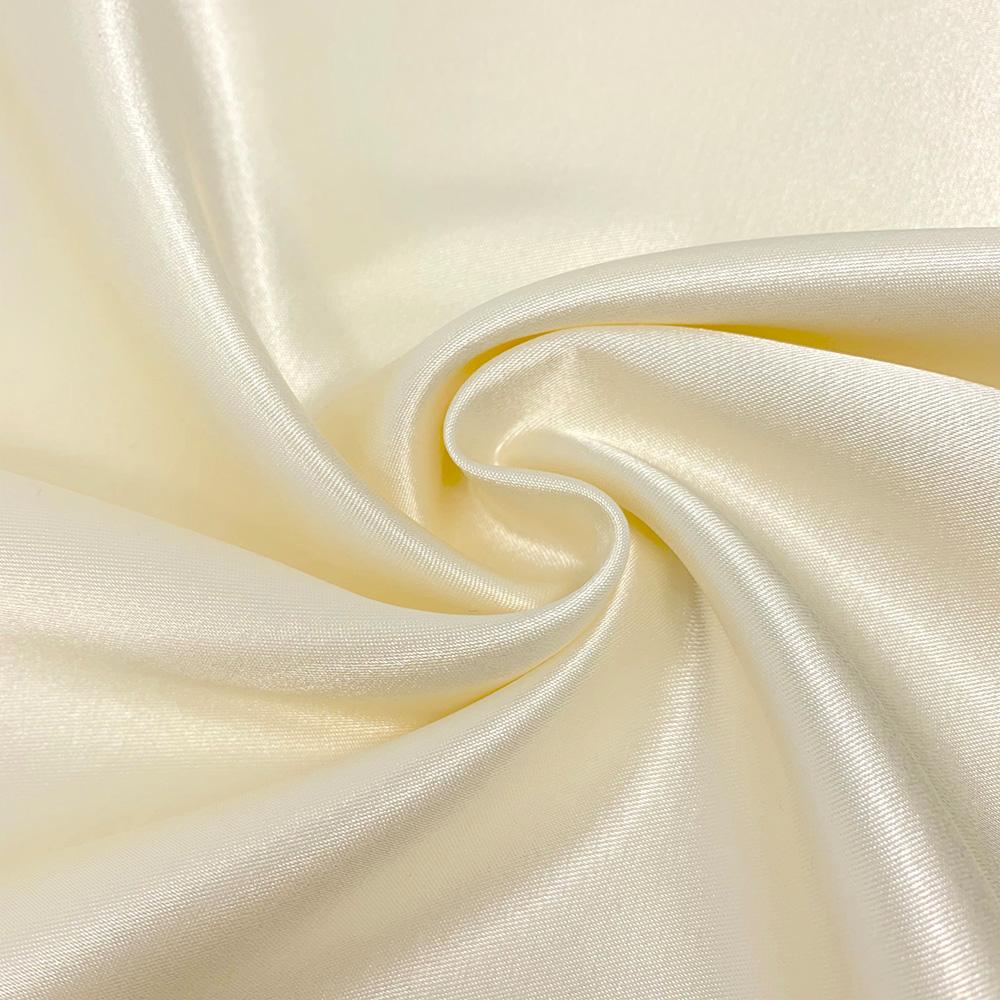 Ivory Matte Satin Peau De Soie Duchess Satin Fabric - Ivory, Bridesmaid Dress, 58/60" Wide