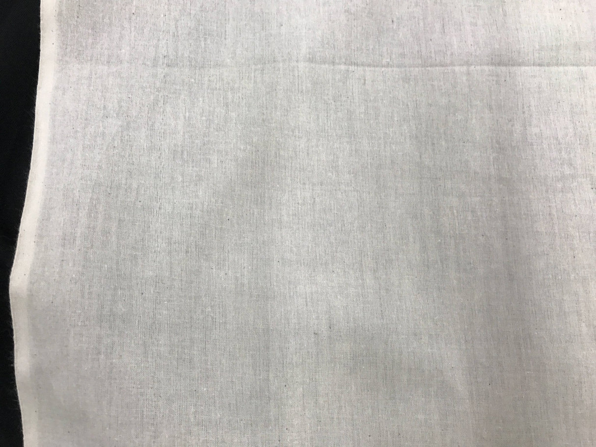 Ivory Muslin 100 Percent Cotton Fabric - Natural Unbleached, 45-48" Width (1 Yard)