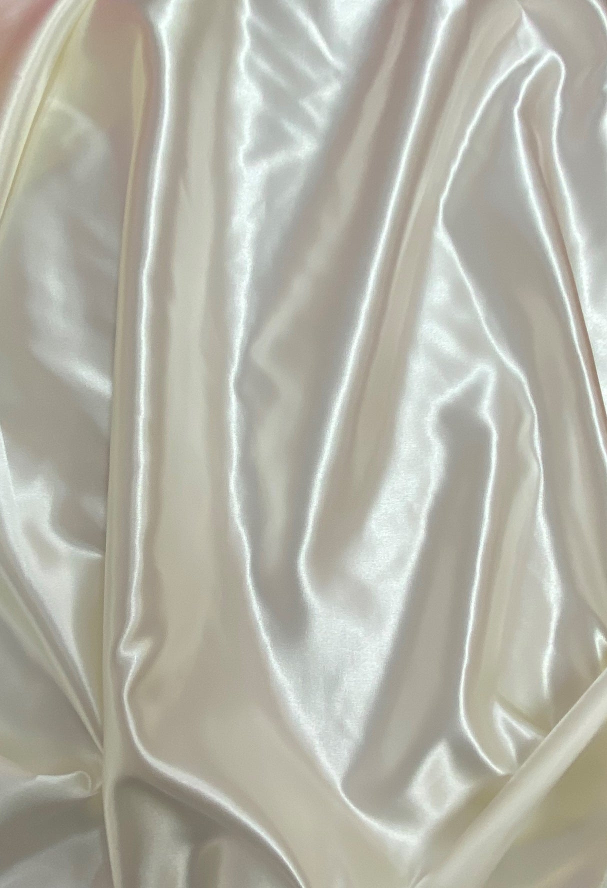 Ivory Bridal Satin Fabric - Ivory, 58"-60" Width (1 Yard)