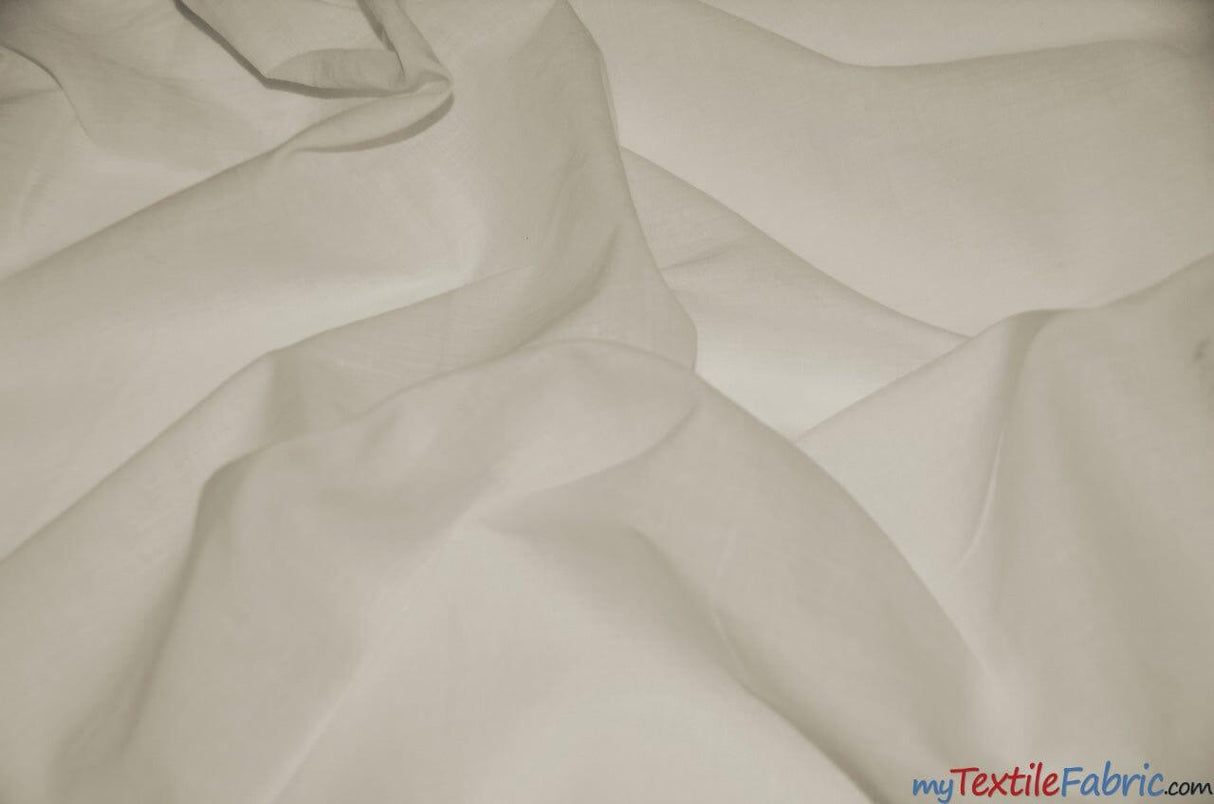 Cotton Lawn 100 Percent Cotton Fabric - Solid Sheer, 60" Width, Multiple Colors (1 Yard)