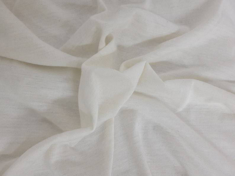 Wool Blend Jersey Knit Ivory