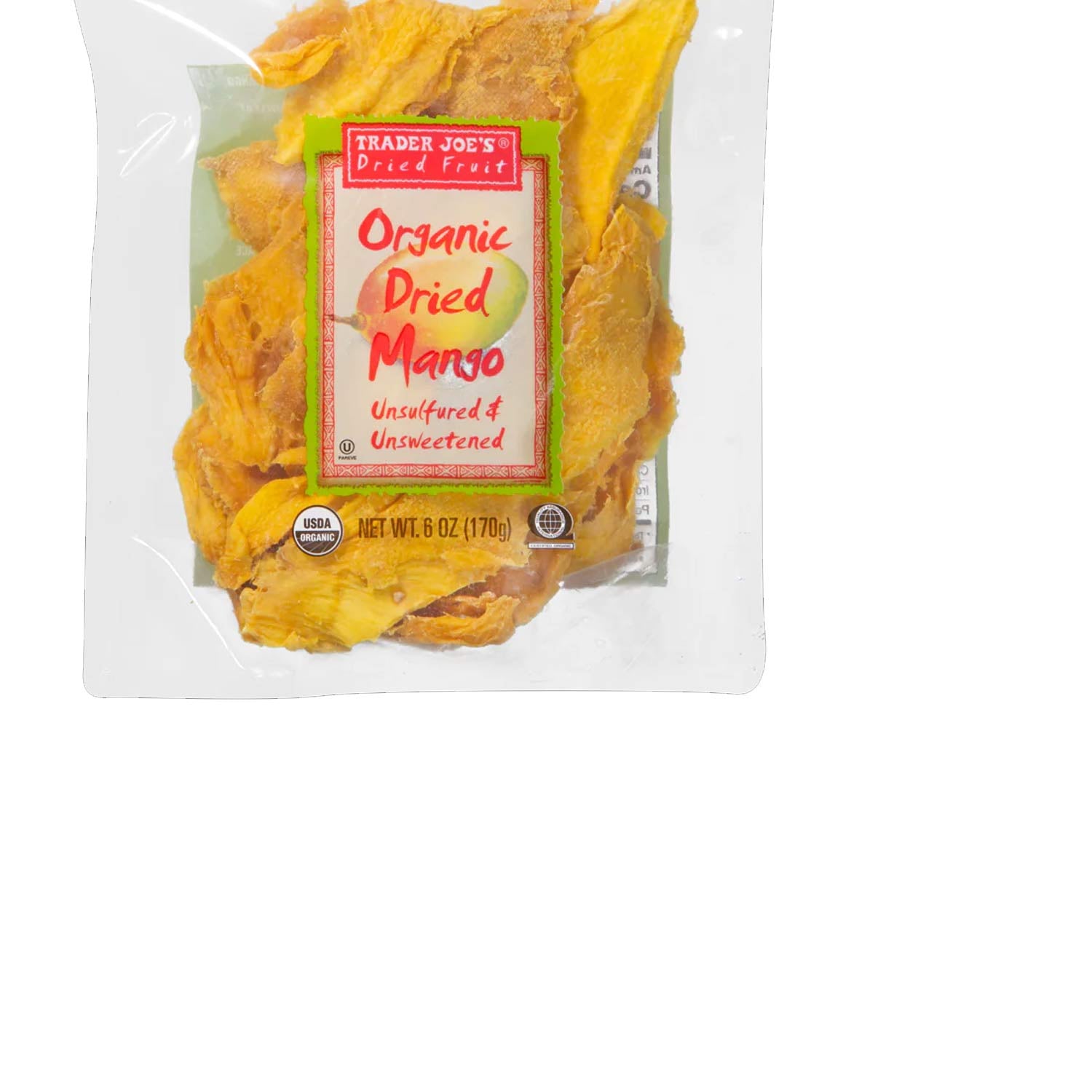 Trader Joe’s Organic Dried Mango 6 Oz
