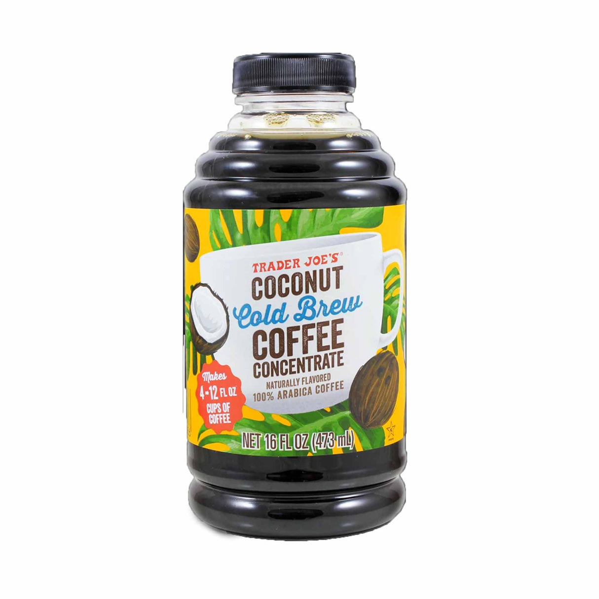 Trader Joe's Coconut Cold Brew Coffee Concentrate | 16 Fl oz