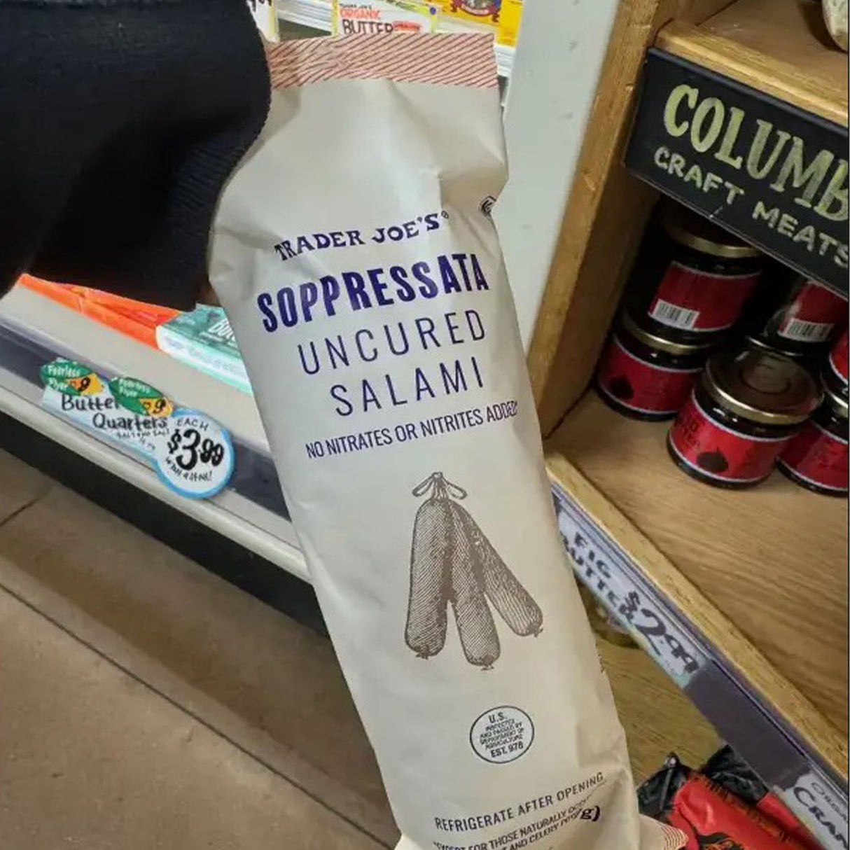 Soppressata Uncured Salami - 8 Oz