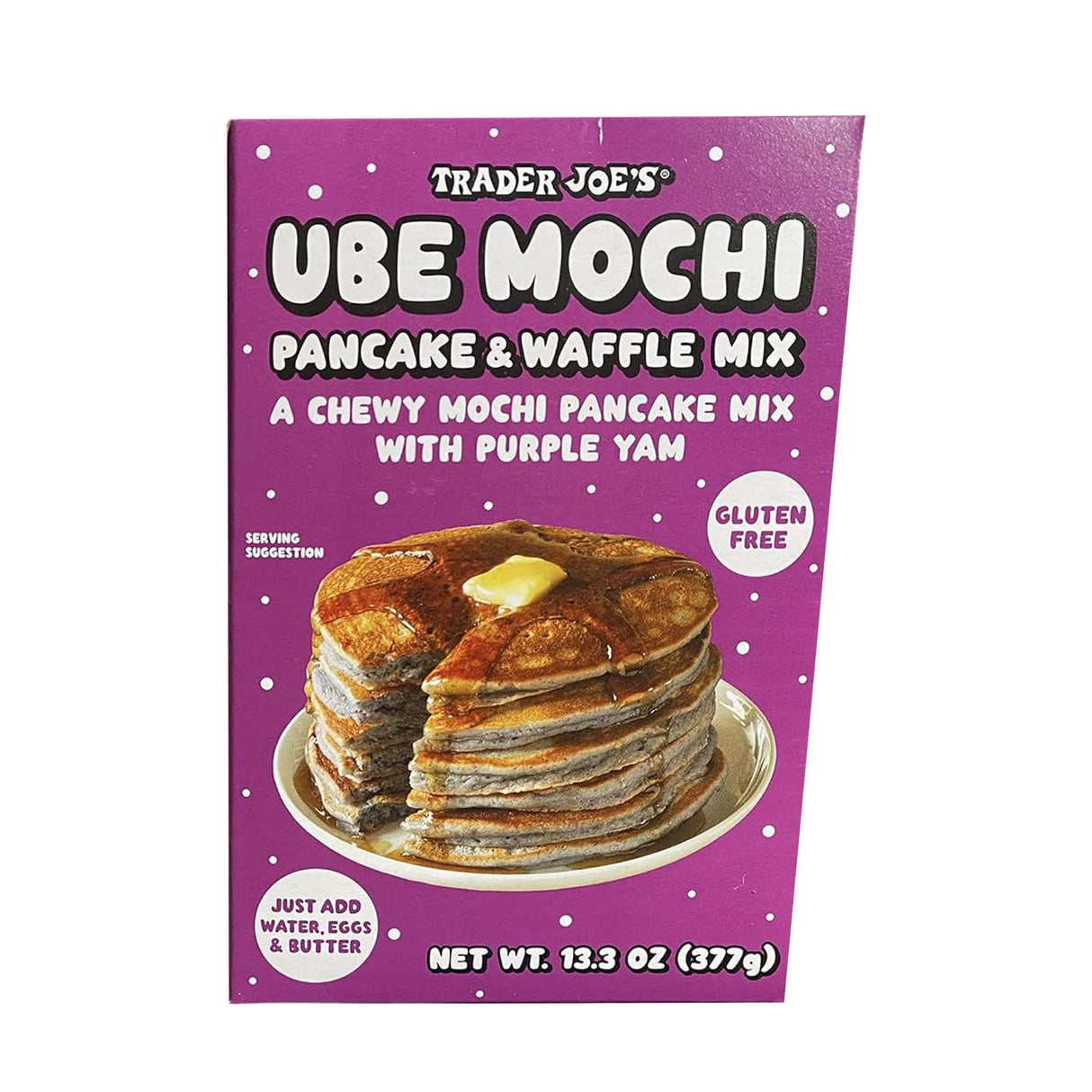 Trader Joe's Ube Mochi Pancake & Waffle Mix, 13.3 oz