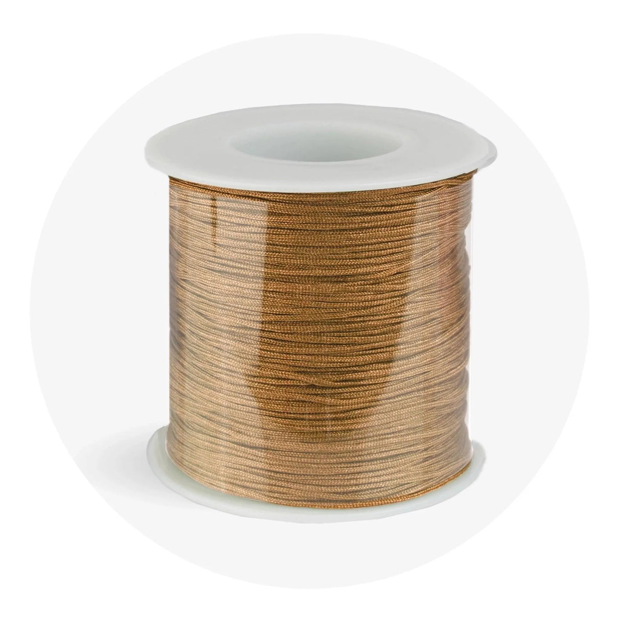 Jade Thread - Tan (1 Roll - 0.8mm x 328 feet)