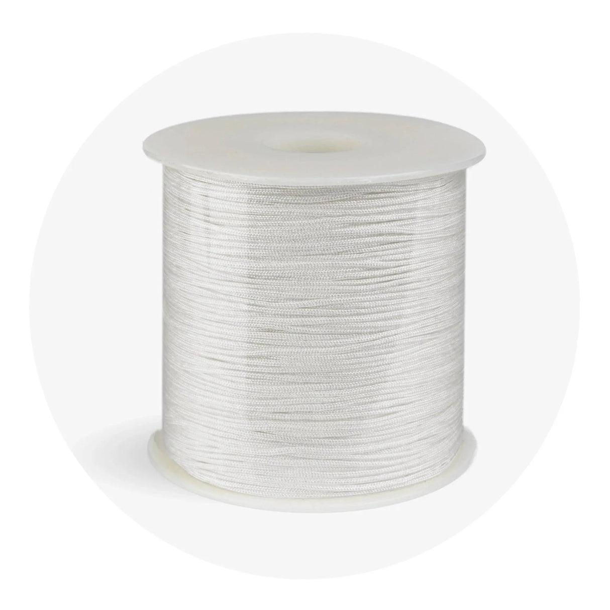 Jade Thread - White (1 Roll - 0.8mm x 328 feet)