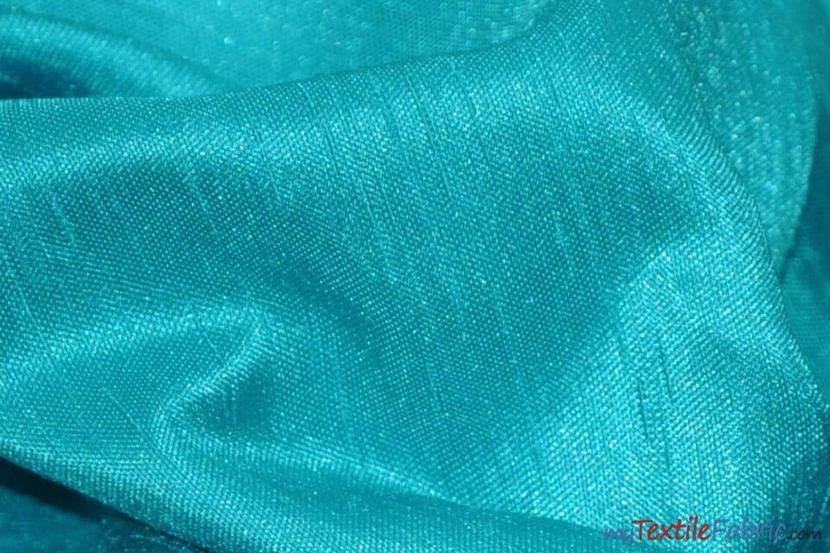 Shantung Satin Polyester Fabric - Reversible Satin Dupioni Silk, Multiple Colors, 58/60" Width (Yards, Bolts, Sample Swatches)