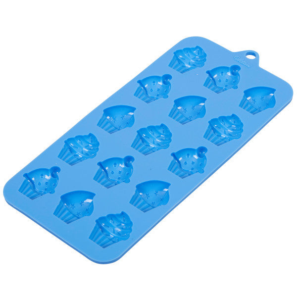 Wilton Silicone Cupcake Candy Mold, 18-Cavity