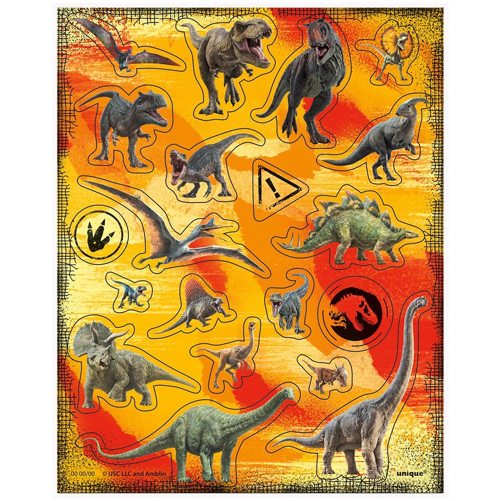 Jurassic World Stickers 4-Pack