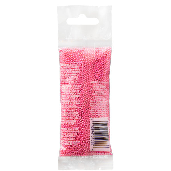 Wilton Pearlized Pink Nonpareils Sprinkles Pouch – 1.4 oz.