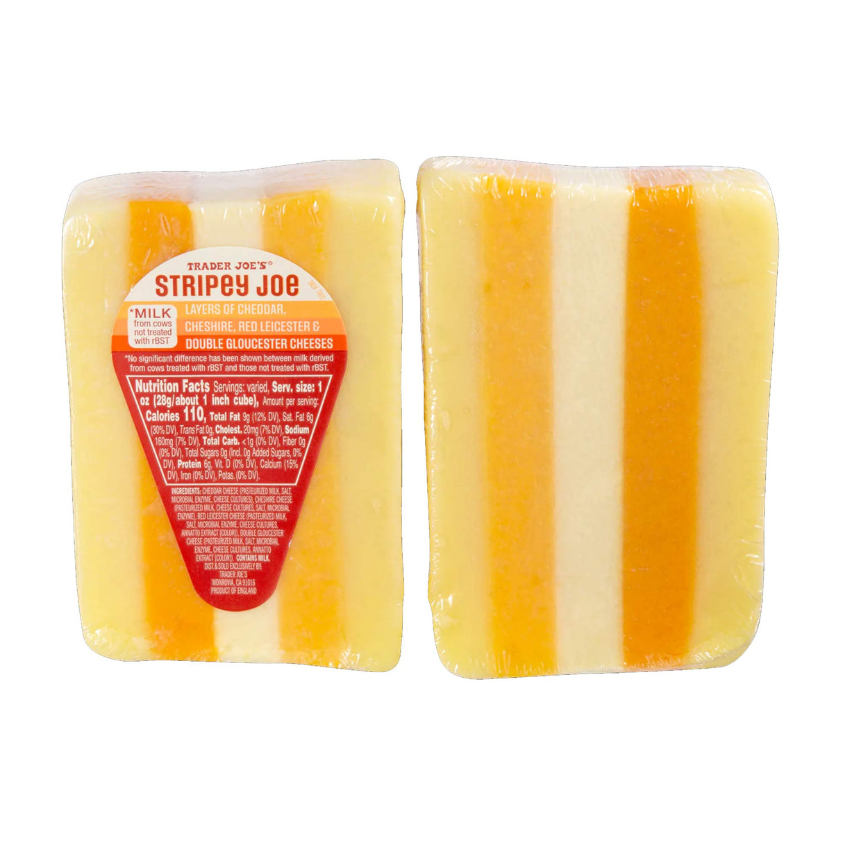 Stripey Joe English Layered Cheese – Multi Cheese Blend