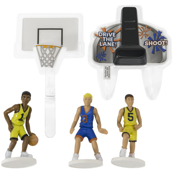 Basketball All Net Cake Decorating Kit Topper Set