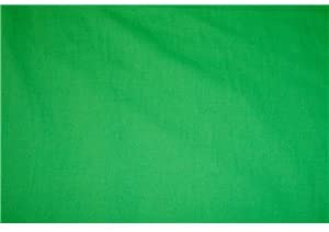 1 Yard Premium Green Poly Cotton Broadcloth Fabric for Apparel Crafts 58 60 inch Width