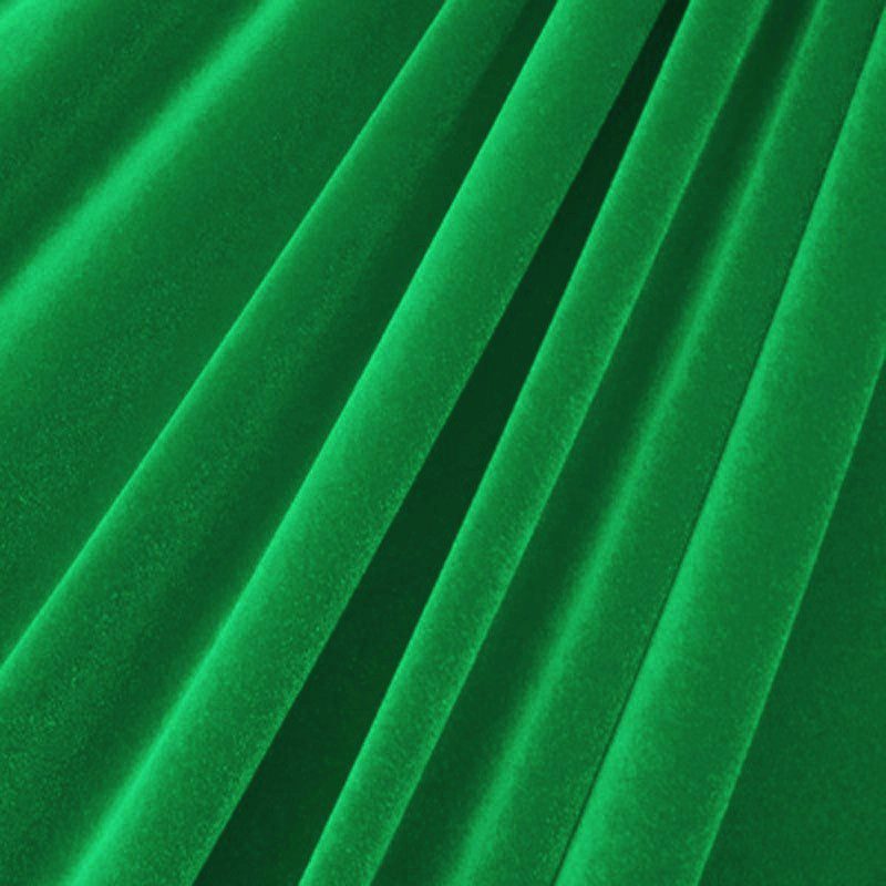 1 Yard Solid Stretch Velvet Fabric Silky Soft 4 Way Stretch for Apparel 58/60 Inch Width