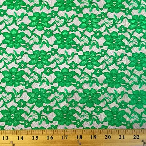Raschel Lace Polyester Fabric - French Floral, 60" Width