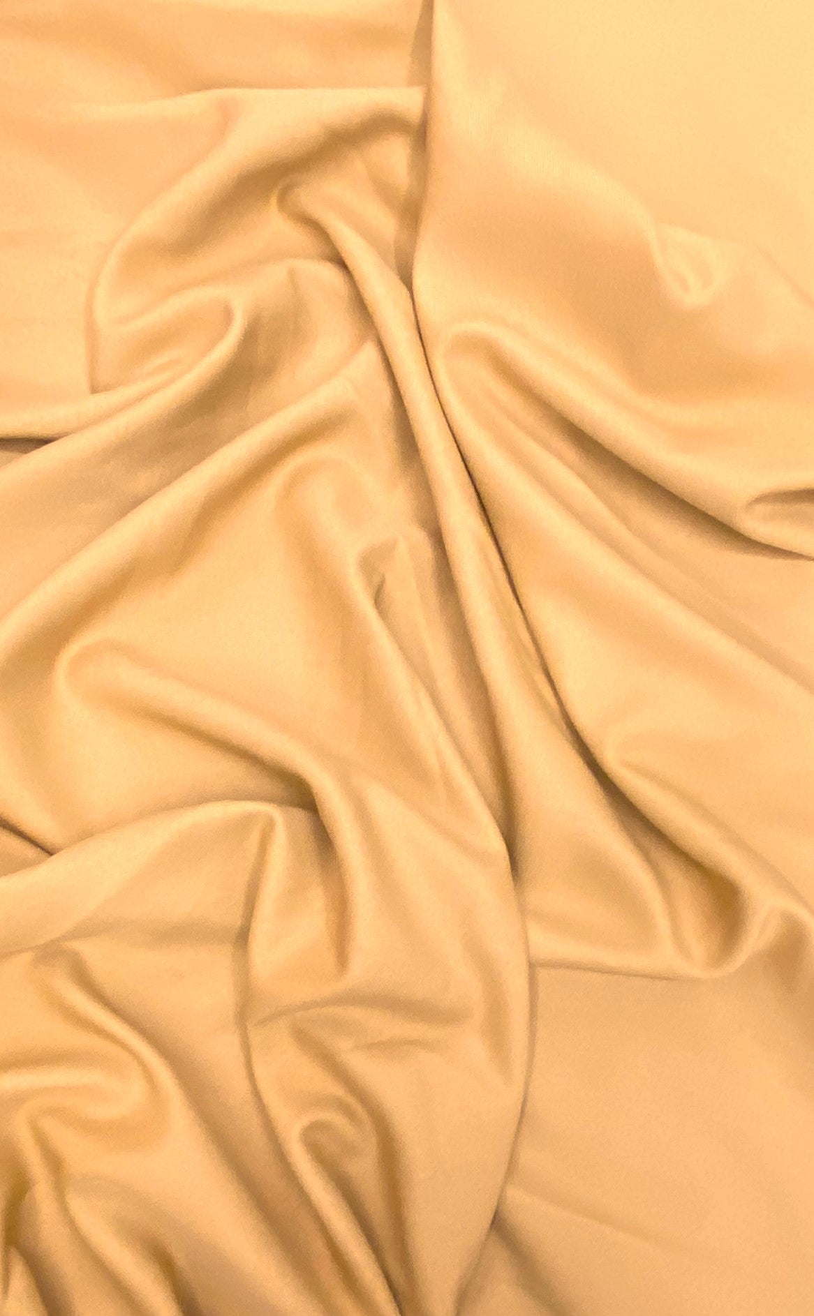 Gabardine Polyester Fabric - Khaki, Heavy Weight, 59/60" Width (1 Yard)