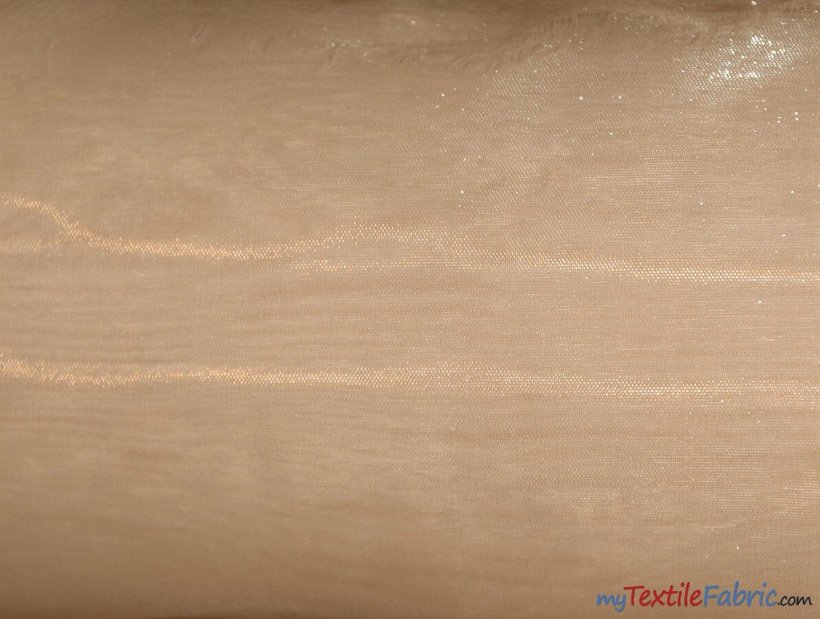 Mirror Organza Polyester Fabric - Sheer, Soft And Smooth, 58/60" Width (Continuous Yards & By Bolt)