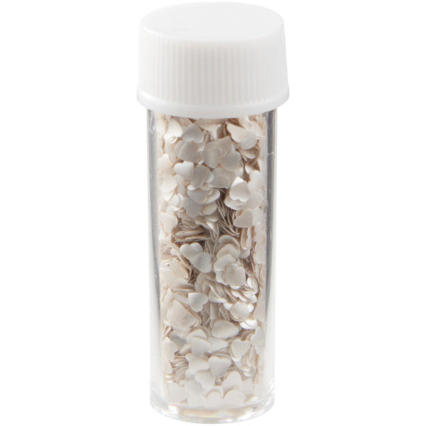 Wilton Silver Hearts Edible Glitter – 0.04 oz.