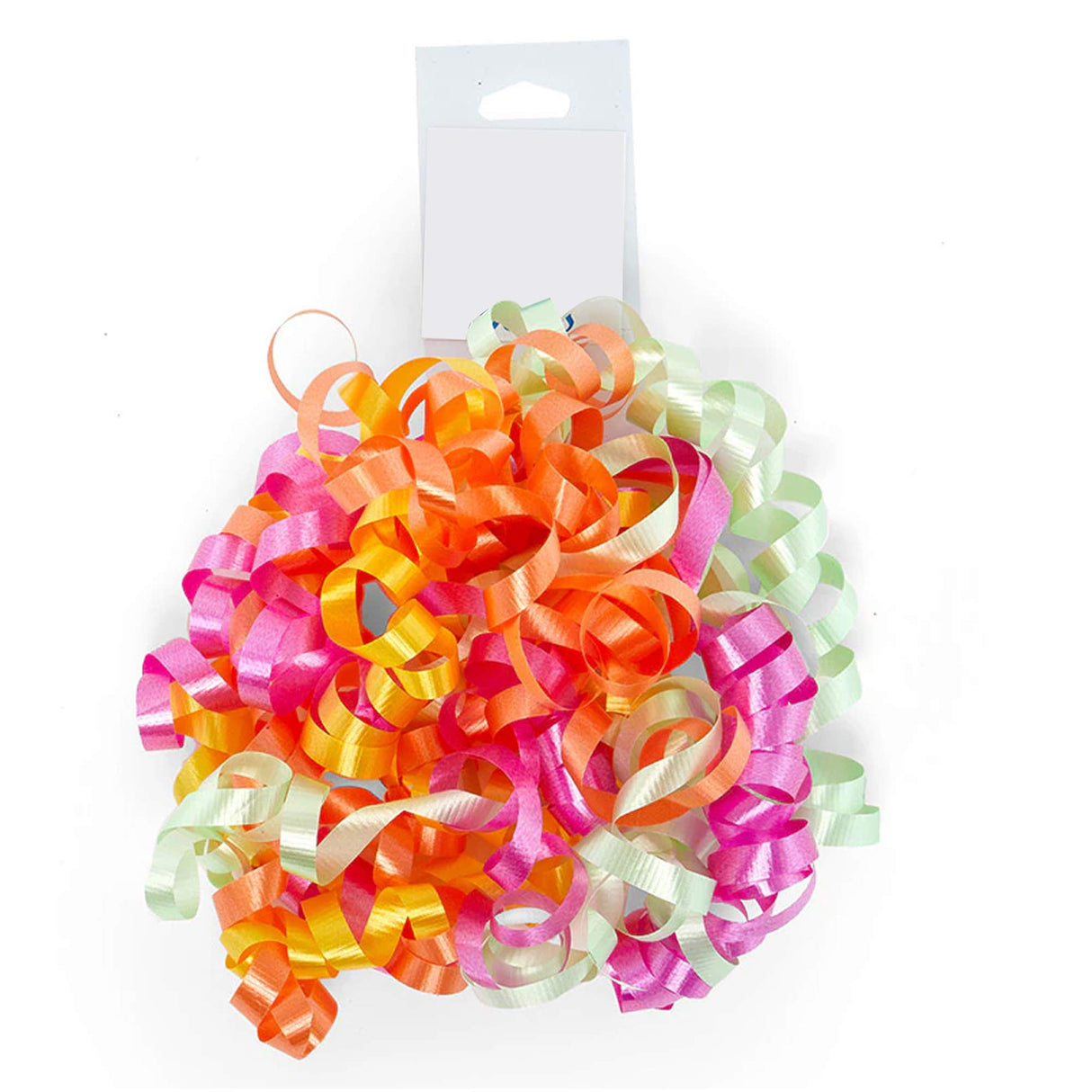 Multicolored Crimped Curly Bows 5 '' X 24 each / case Neons (5") Color