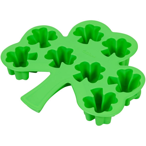 Wilton Mini Shamrock Silicone Mold, 8-Cavity