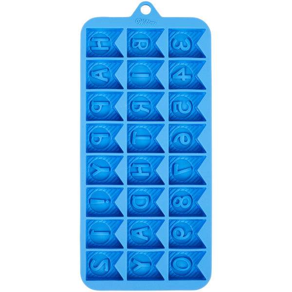 Wilton Silicone Happy Birthday Candy Mold, 24-Cavity