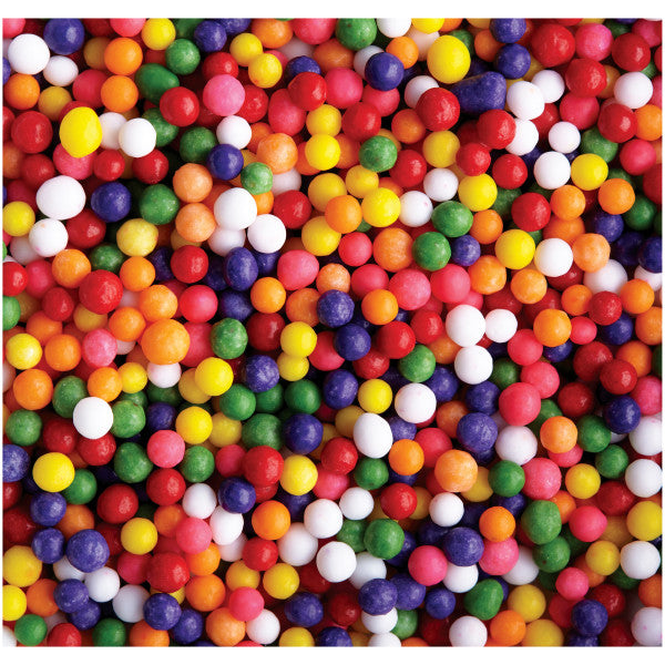 Wilton Rainbow Jumbo Nonpareils Sprinkles, 4.8 oz.