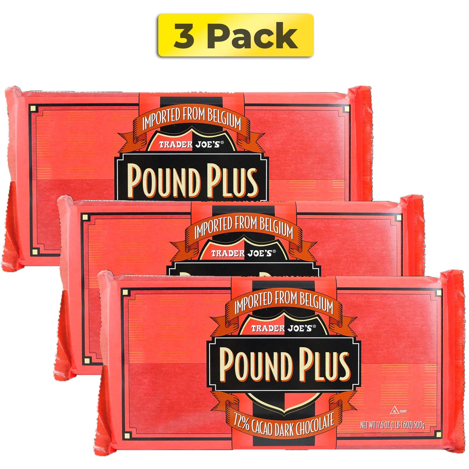 Pound Plus 72% Dark Chocolate 17.6 oz.