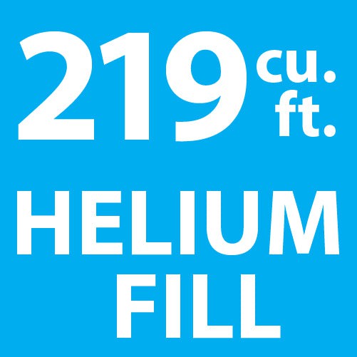 Helium Fill 219 Cu. Ft. Cylinder