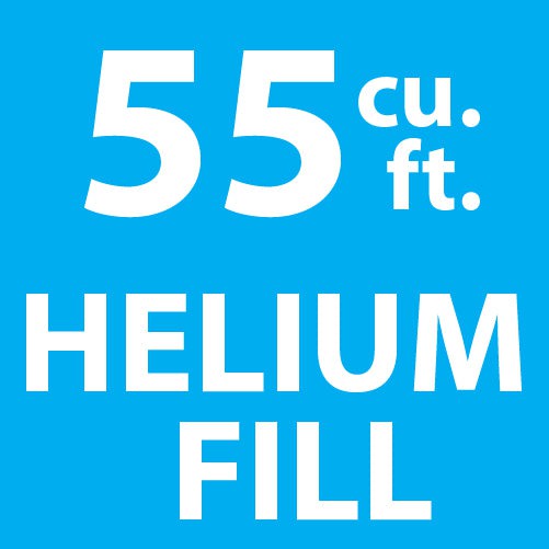 Helium Fill 55 Cu. Ft. Cylinder