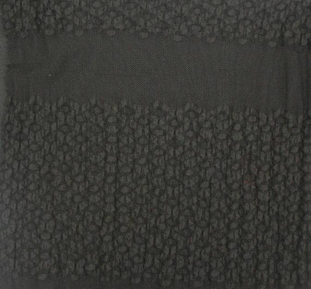 1 Yard Black Lace Apparel Fabric 54/56" Soft, Lightweight, Stretchy for Dresses & Blouses