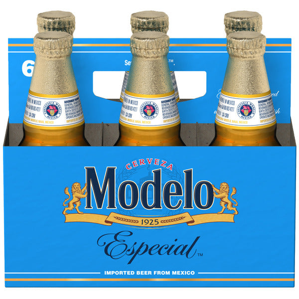 Modelo Especial Beer - 6 Pack, 12 fl oz Bottles