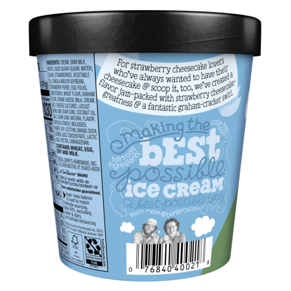 Ben & Jerry's Strawberry Cheesecake Ice Cream