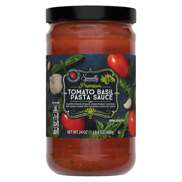 Specially Selected Premium Pasta Sauces, Tomato Basil