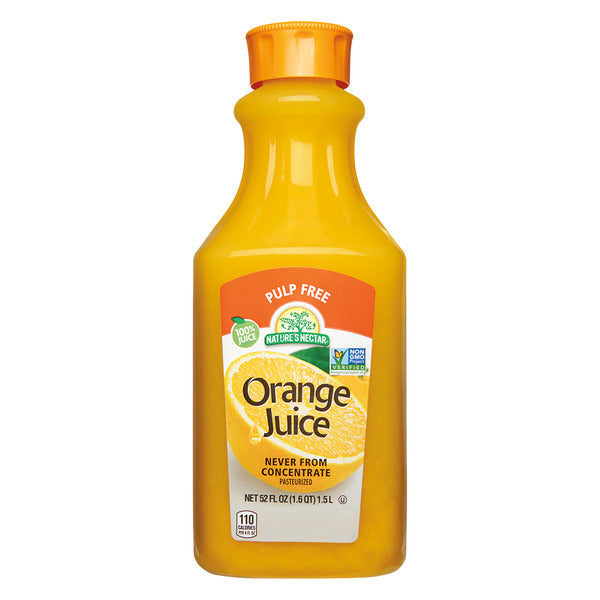Nature's Nectar Pulp Free Orange Juice