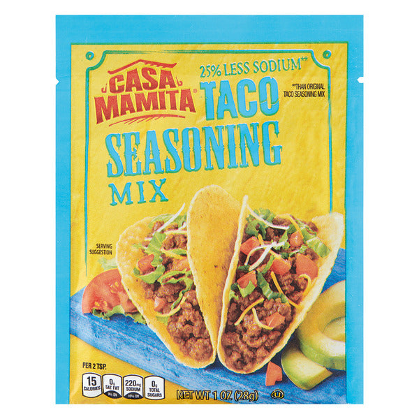 Casa Mamita Reduced Sodium Taco Seasoning Mix