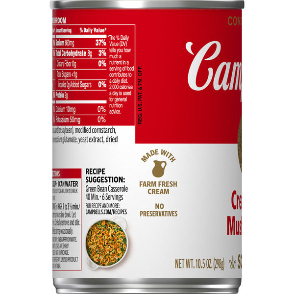 Campbell's Condensed Cream of Mushroom Soup
