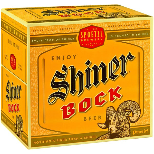Shiner Bock Beer - 12 Bottles