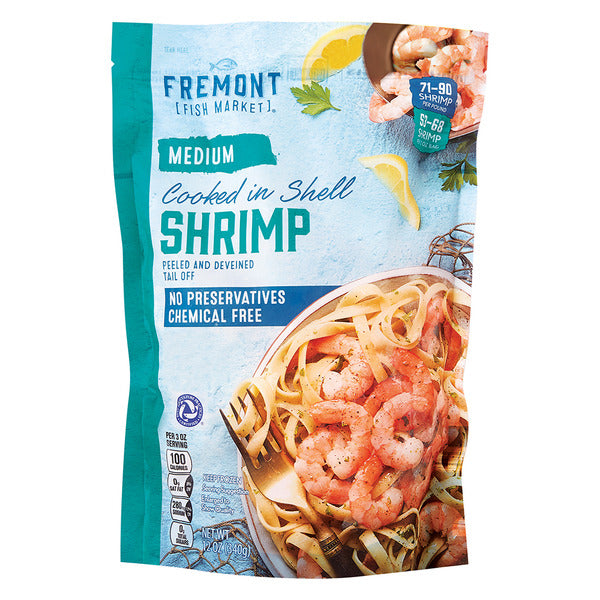 Fremont Fish Market Medium Cooked in Shell Shrimp